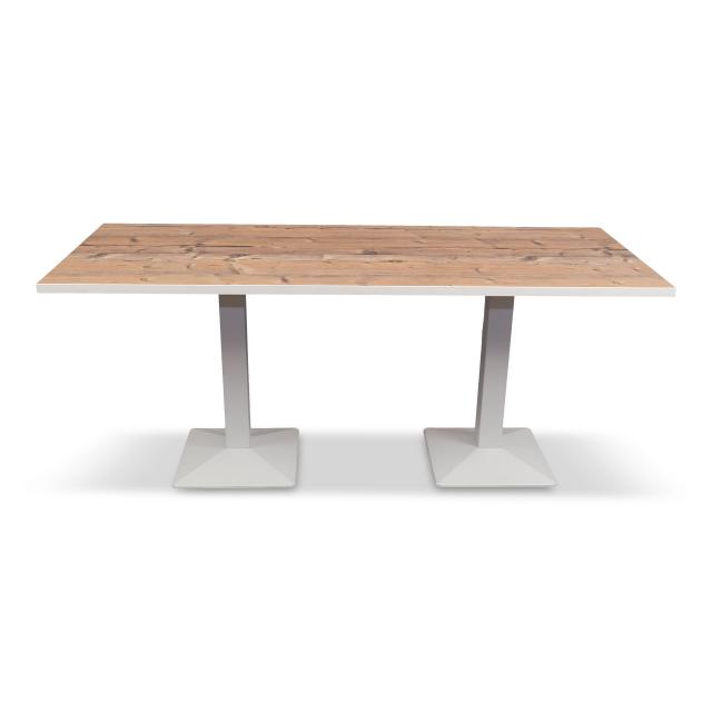 Dinnertisch Kuadra Pine, 175x70cm - Hochwertiger, moderner Sitztisch in Holzoptik für ca. 6 Personen